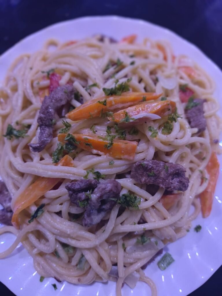 Spaghettis (blanc ou rouge)